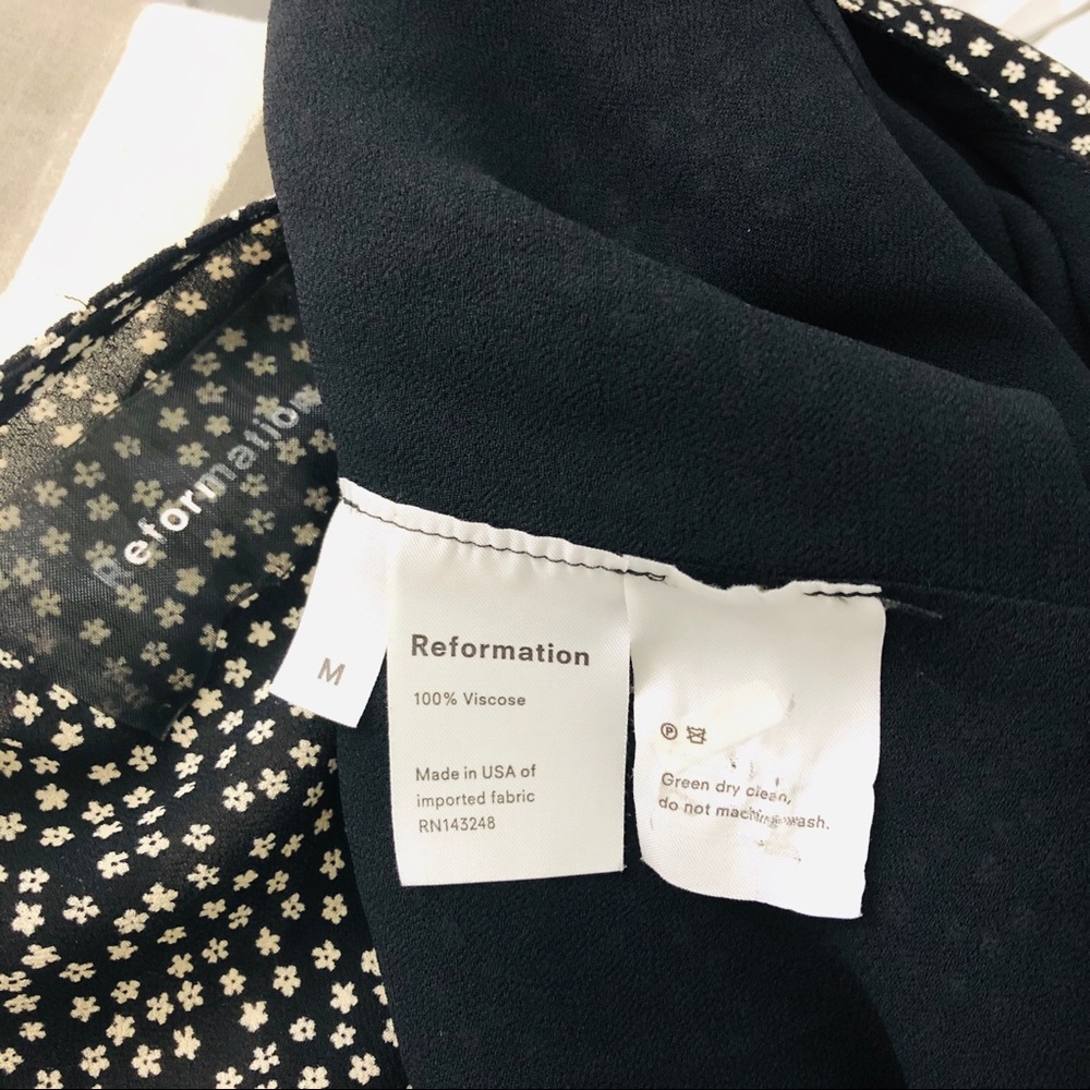 Reformation Adele Mini Wrap Dress Tiny Daisy Print - image 7